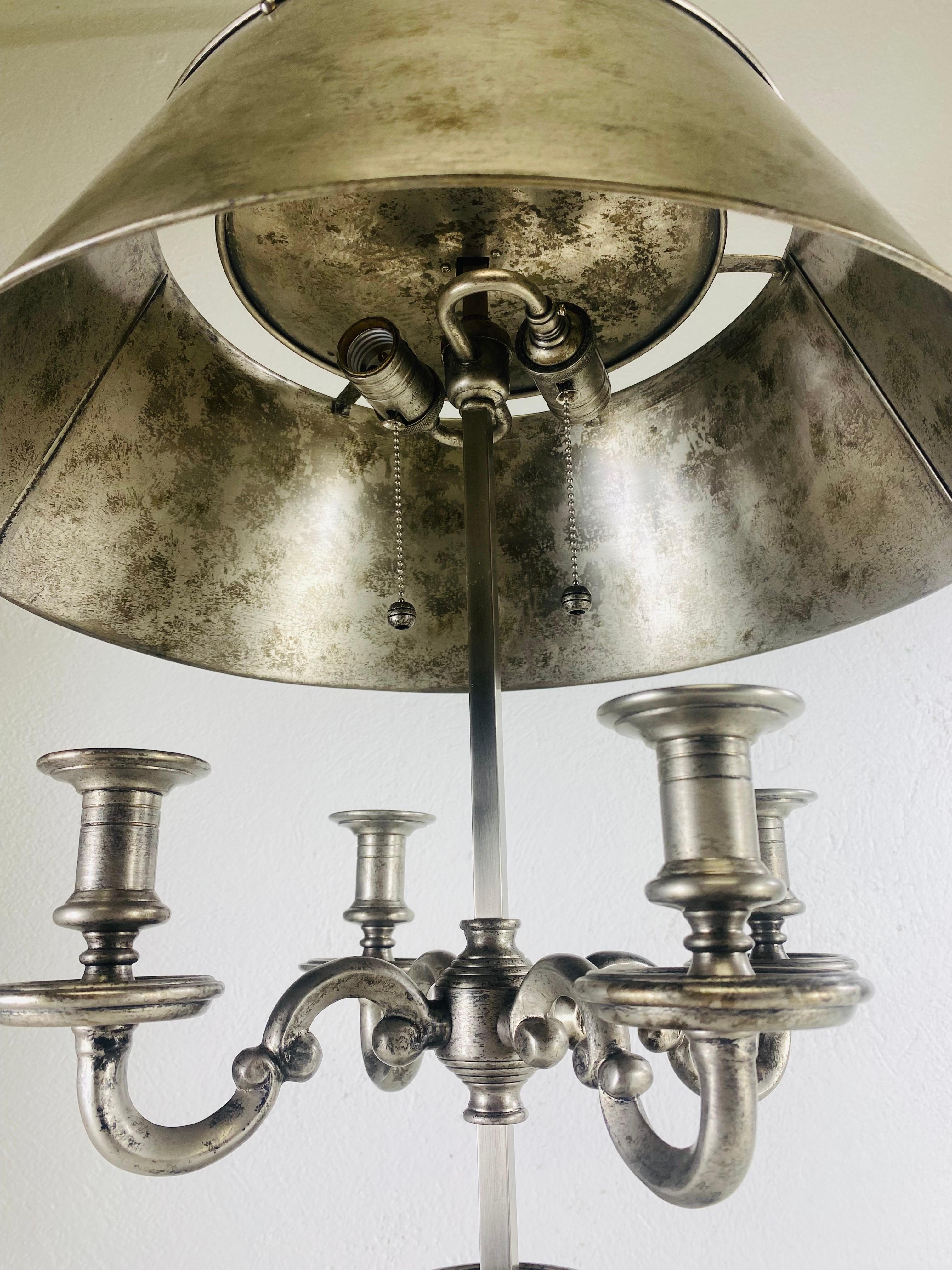 Chinese Vintage global views French inspired Bouilotte table lamp For Sale
