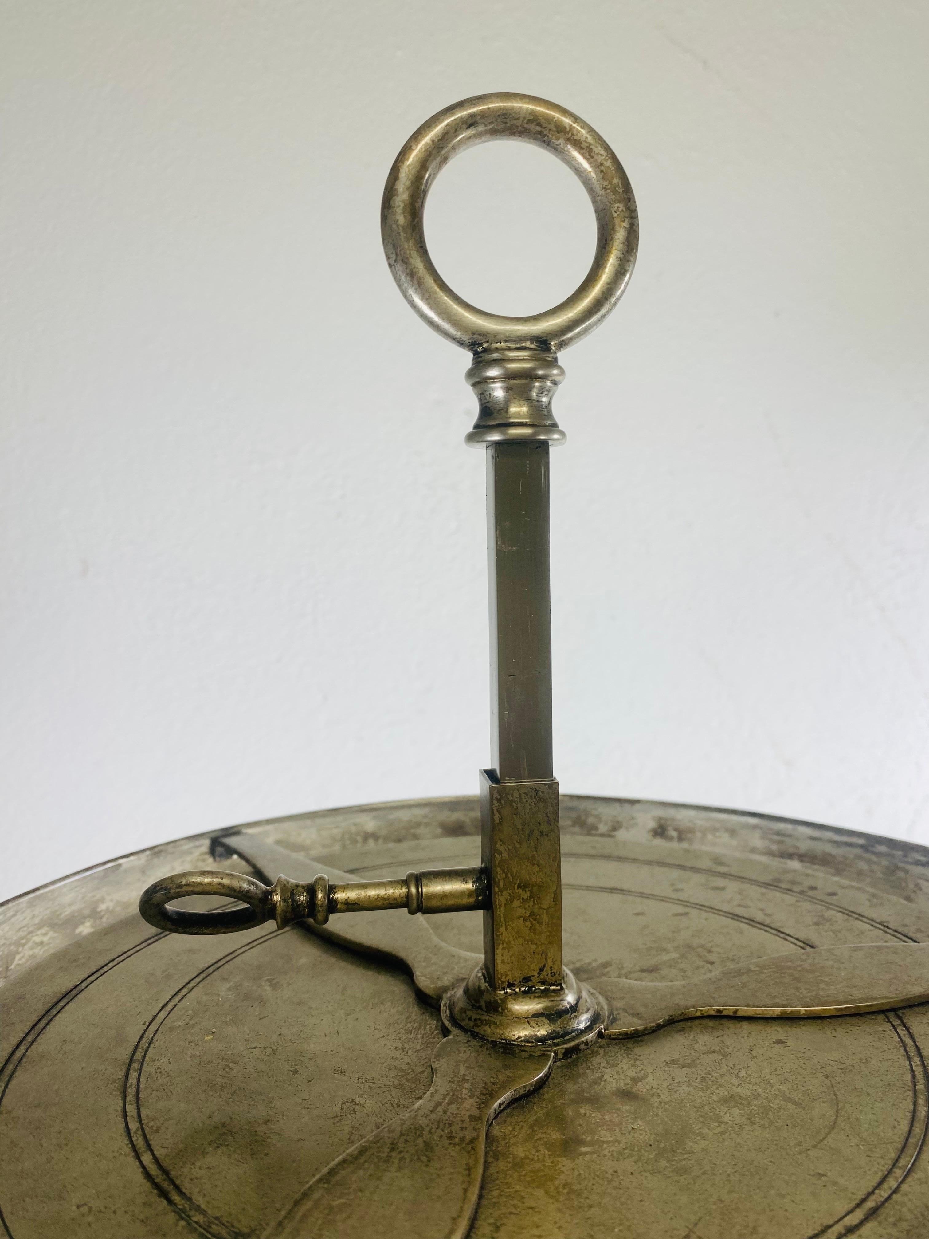 Contemporary Vintage global views French inspired Bouilotte table lamp For Sale
