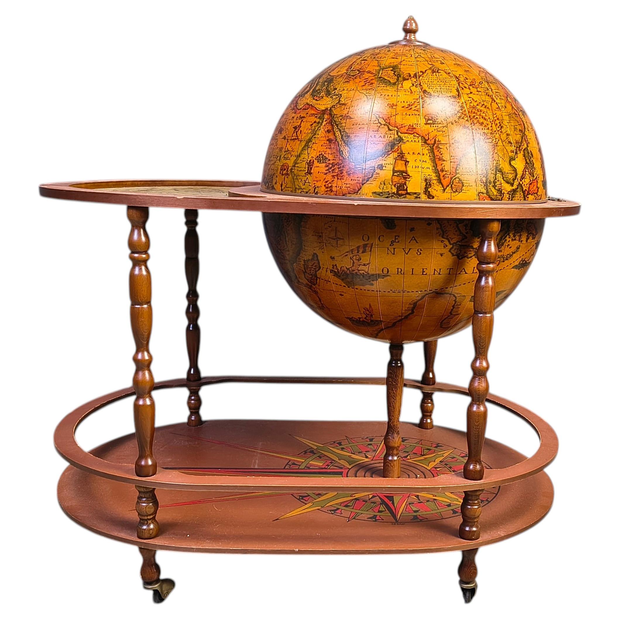Vintage globe bar, 1970s For Sale