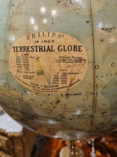 C1920s Vintage Globe by Philips