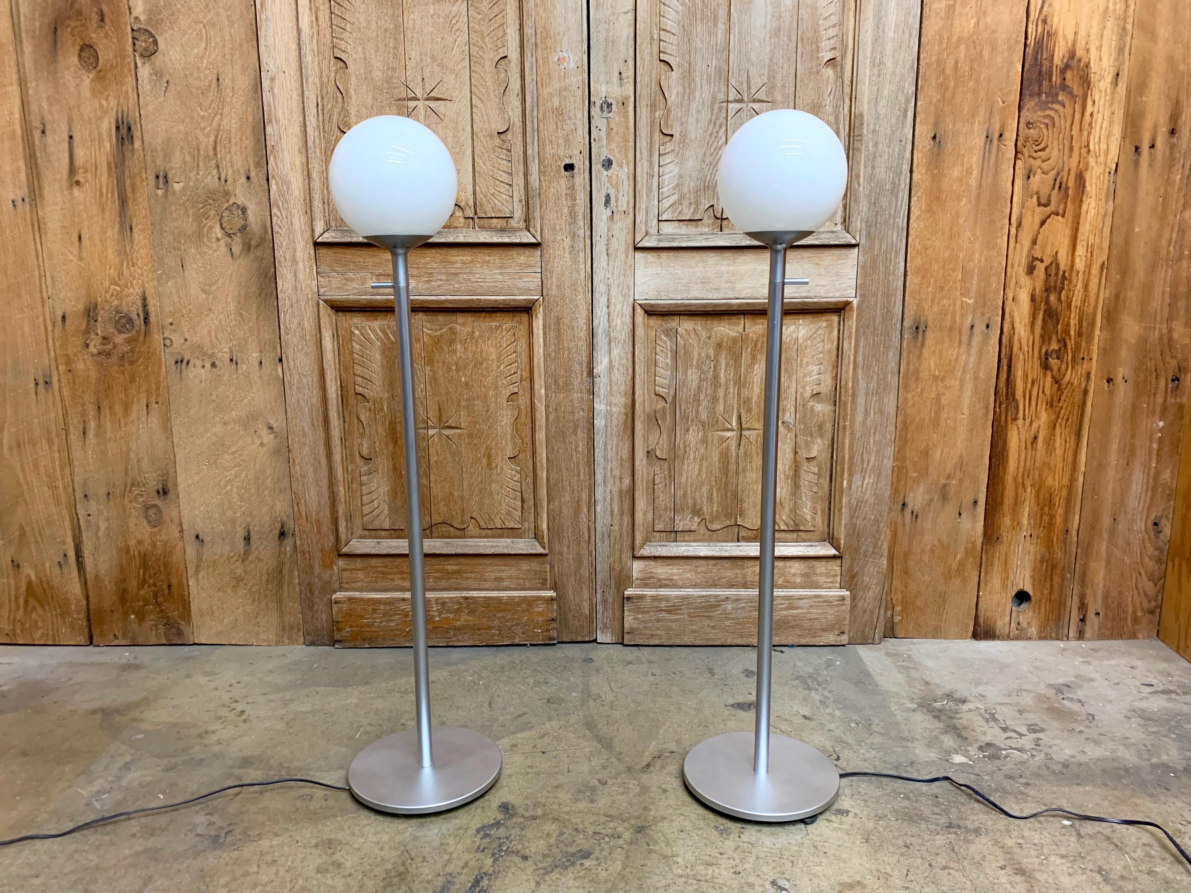 Vintage Globe Floor Lamps by ClassiCon In Good Condition In Denton, TX