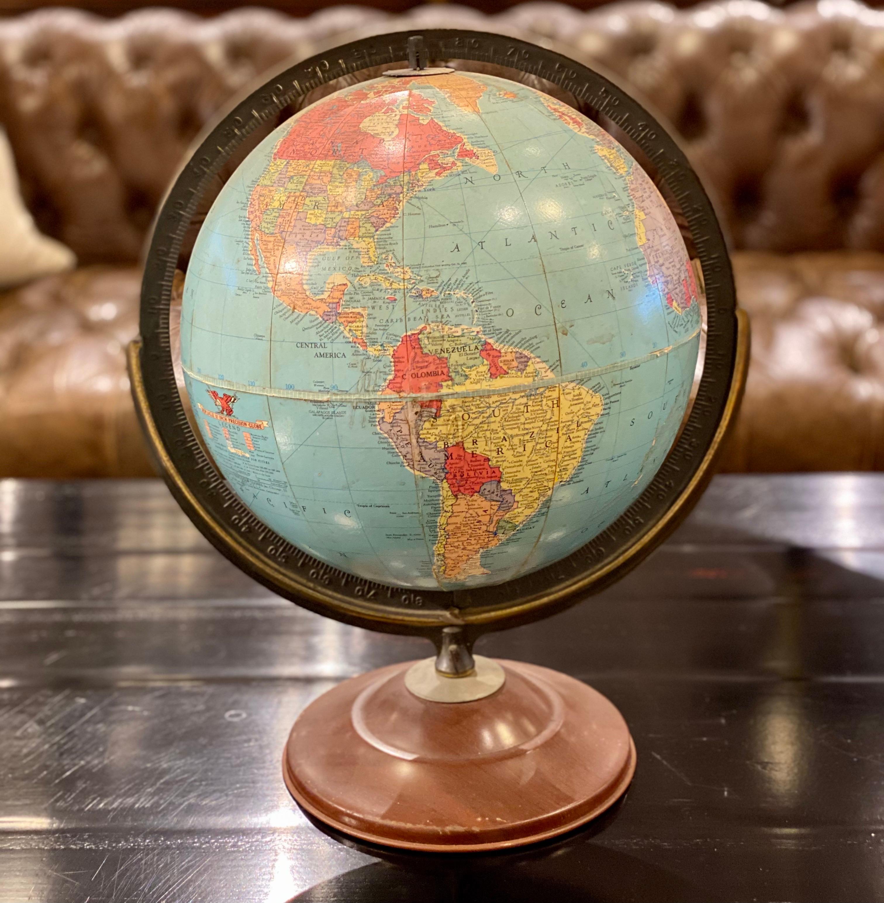 Globe terrestre vintage 1