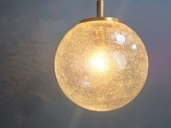 Vintage globe pendant light by Doria Leuchten, 1960s