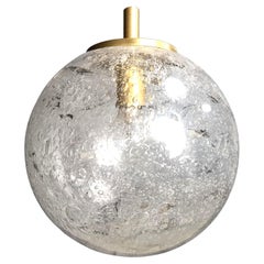 Vintage globe pendant light by Doria Leuchten, 1960s