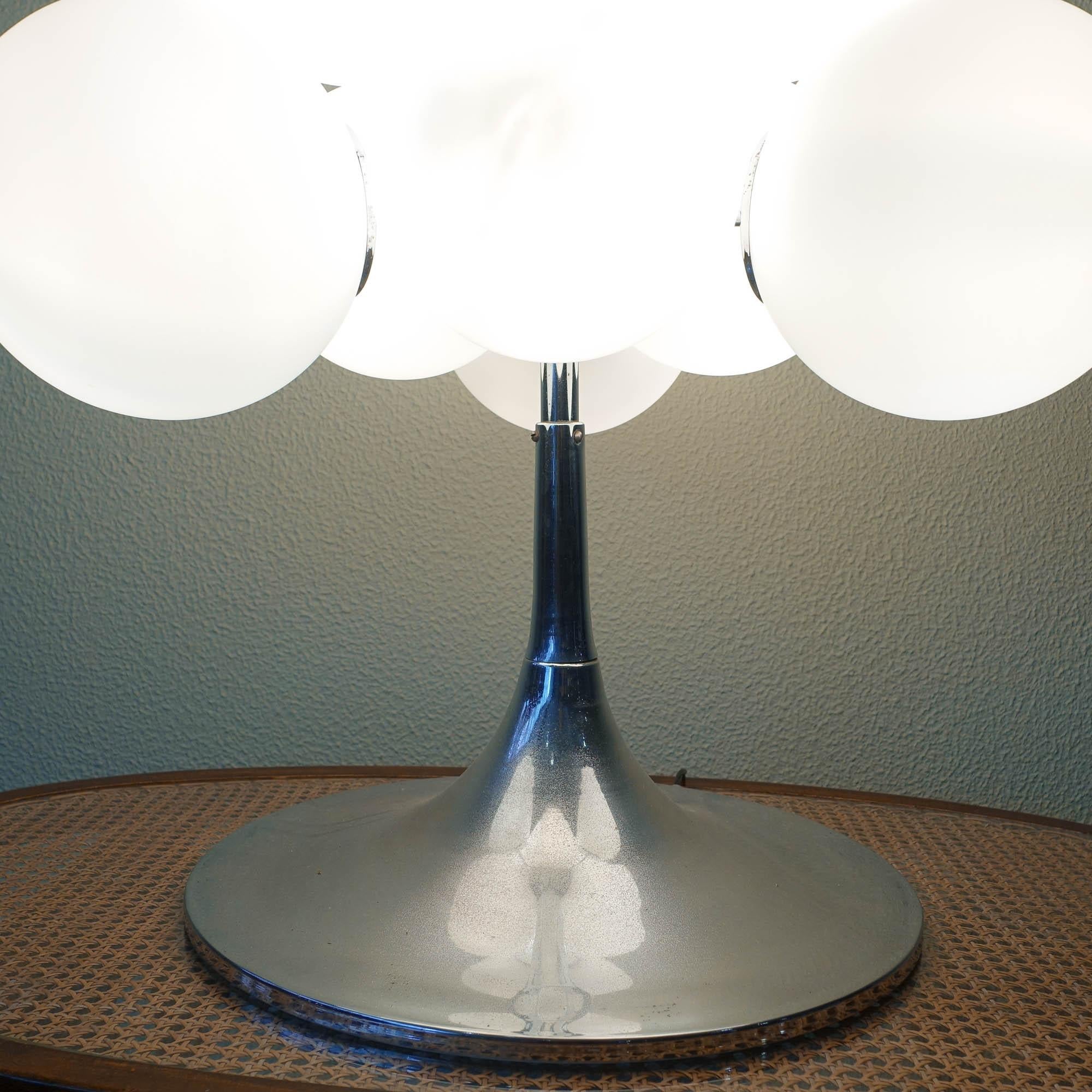 Mid-20th Century Vintage Globe Table Lamp by E.R. Nele for Temde, 1960s