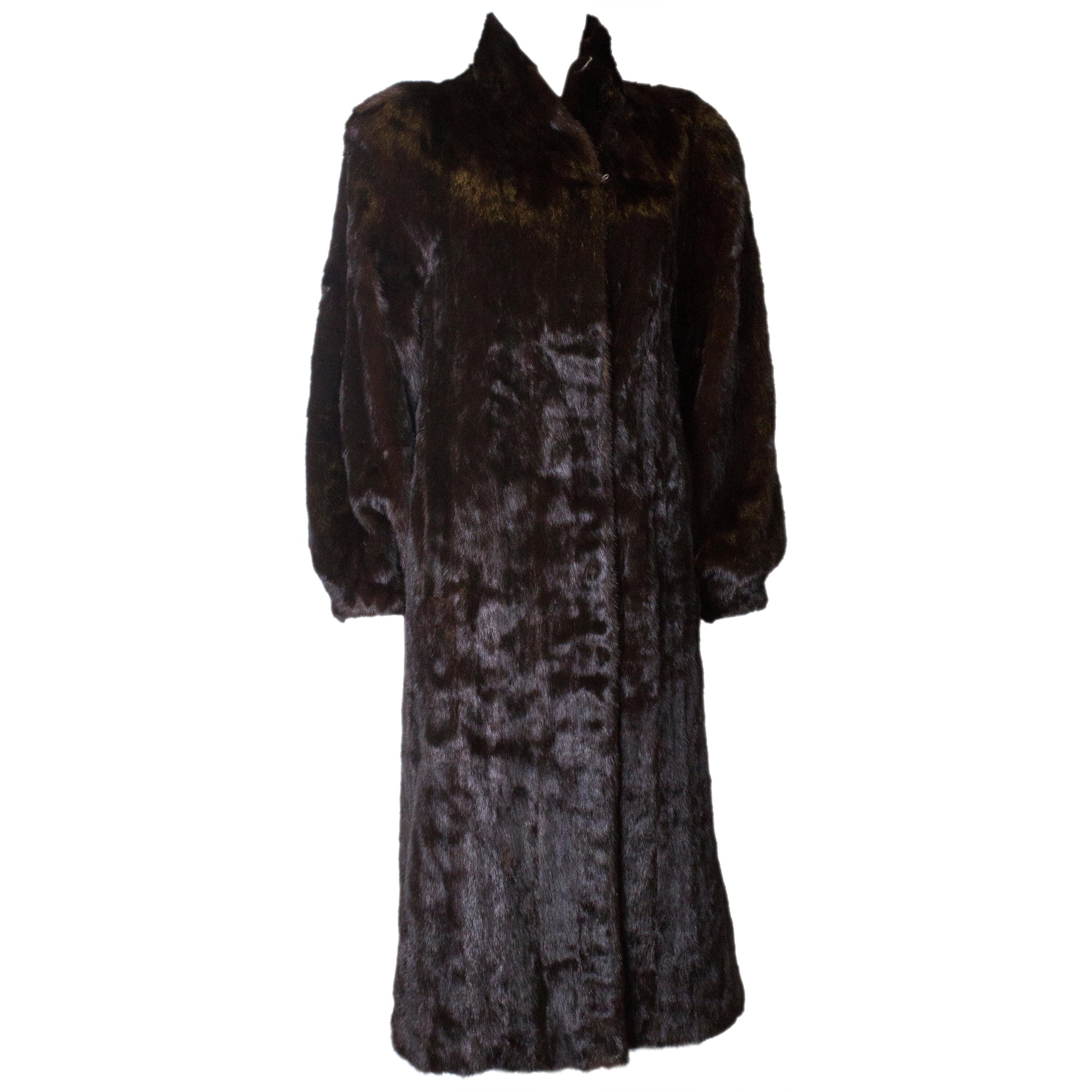 What is a vintage mink coat worth?