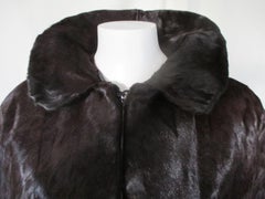 Vintage Glossy Pony Fur Cape