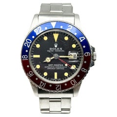 Used GMT Master 1675 Pepsi Red and Blue Stainless Steel Box Paper, 1972