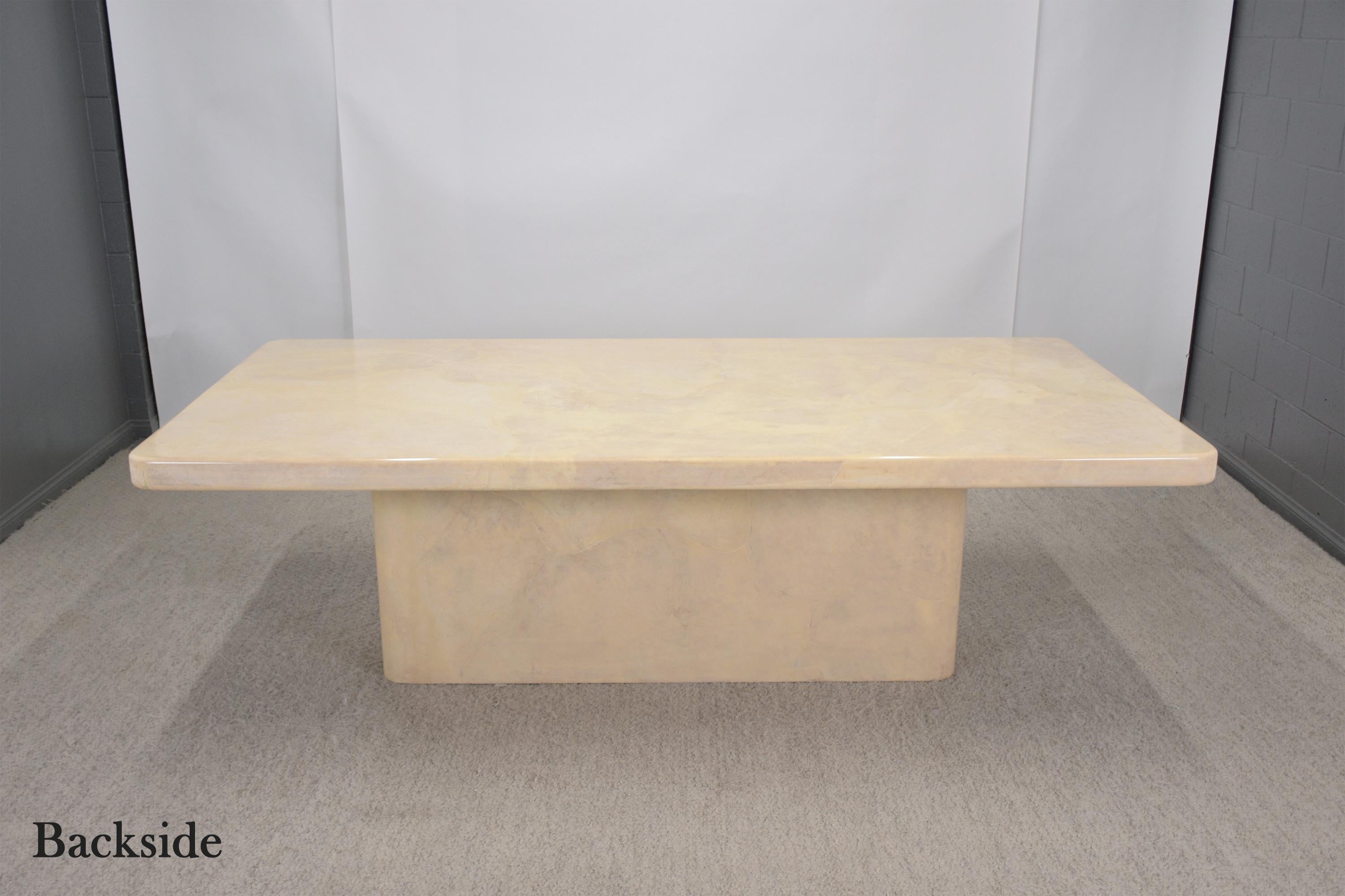 Vintage Goatskin Dining Table by Sally Sirkin Lewis 5