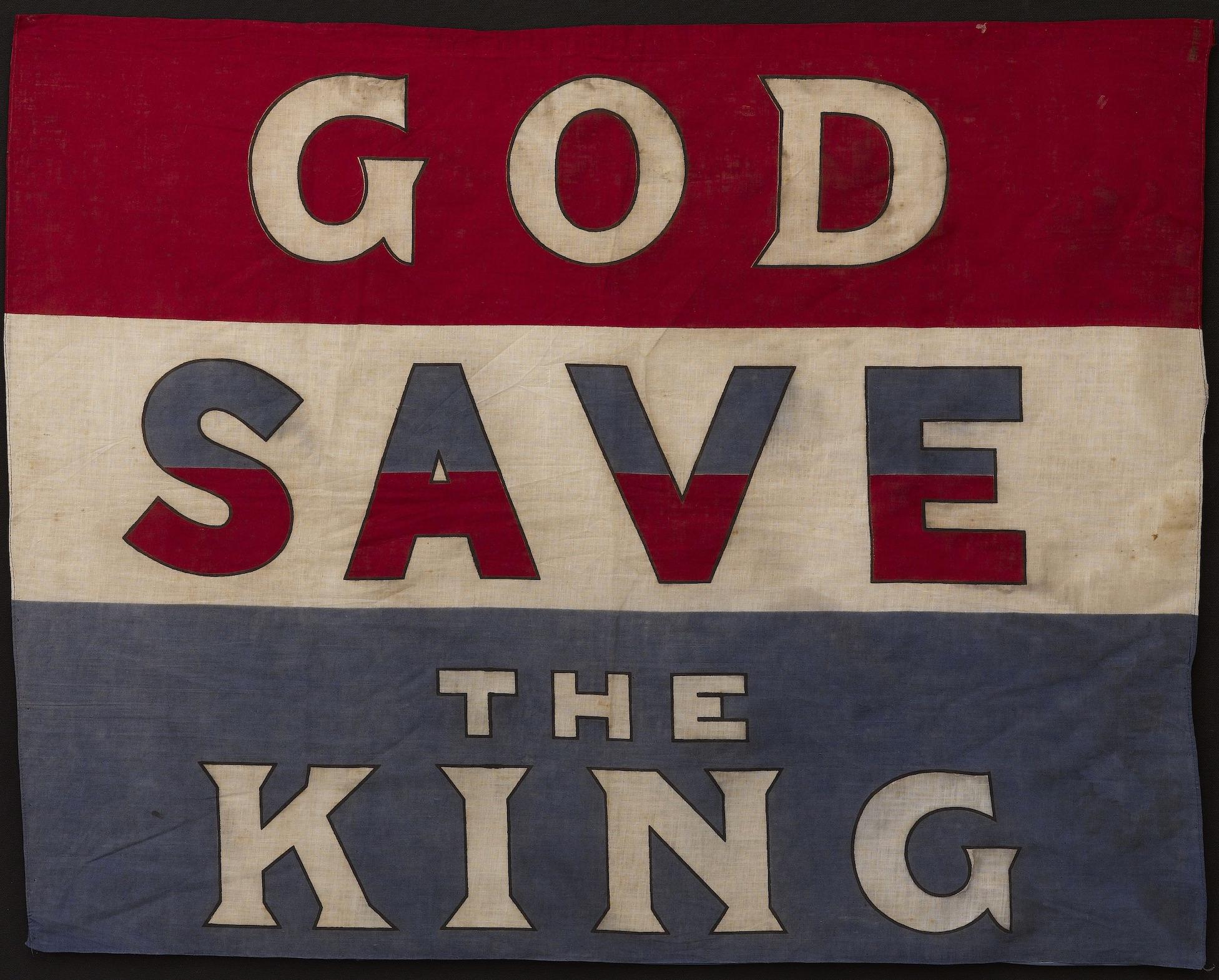 god save the king banner
