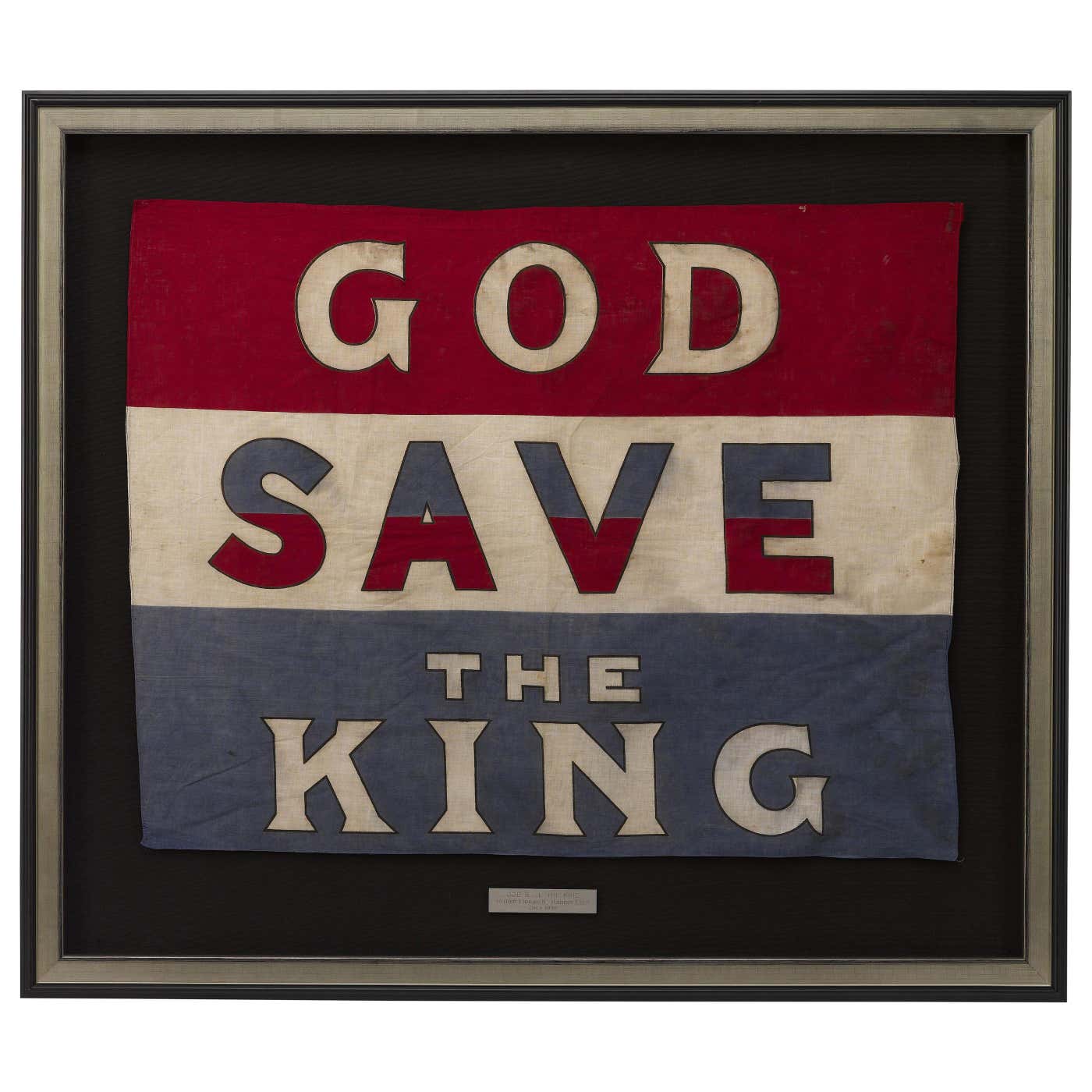 God Save The King Wooden Wall Plaque by Dibor