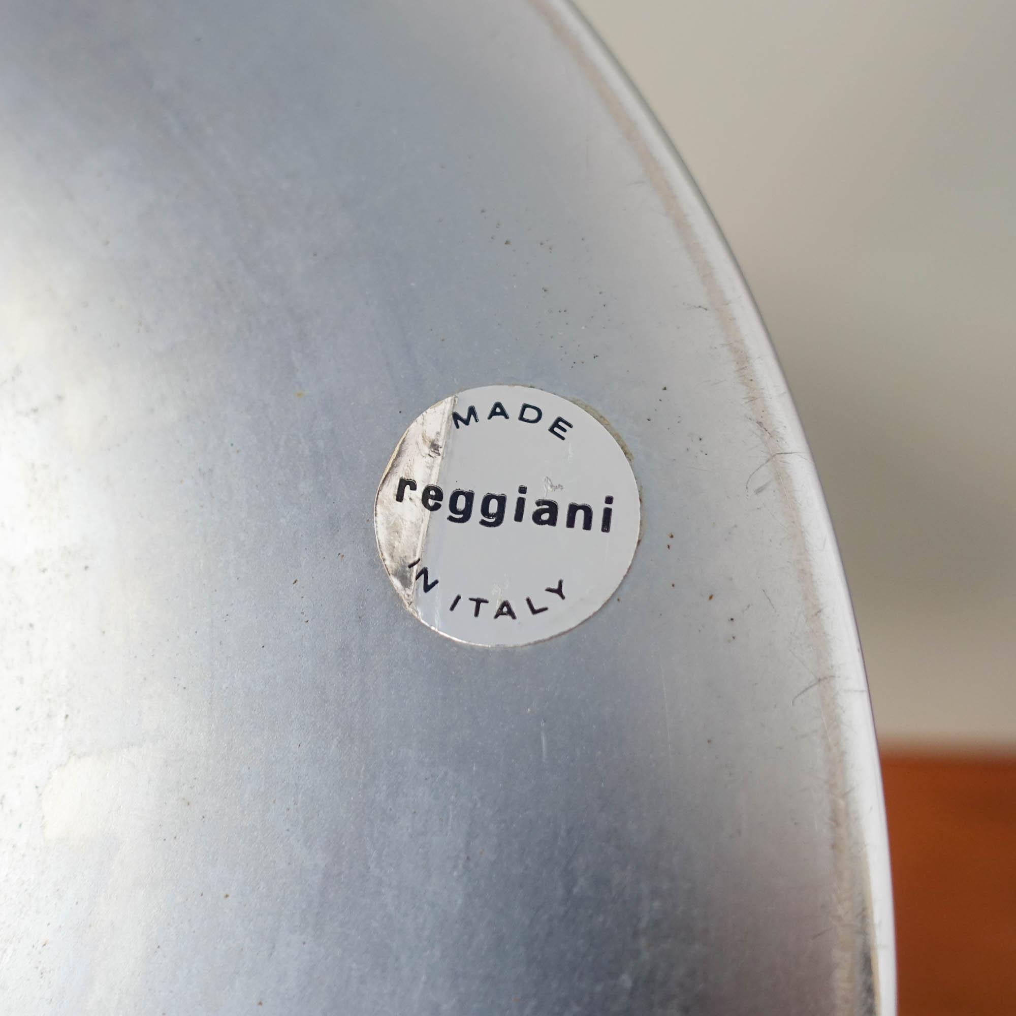 Metal Vintage Goffredo Reggiani Chrome Mushroom Table Lamp, 1960s
