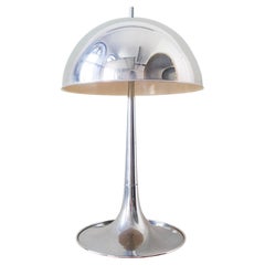 Vintage Goffredo Reggiani Chrome Mushroom Table Lamp, 1960s