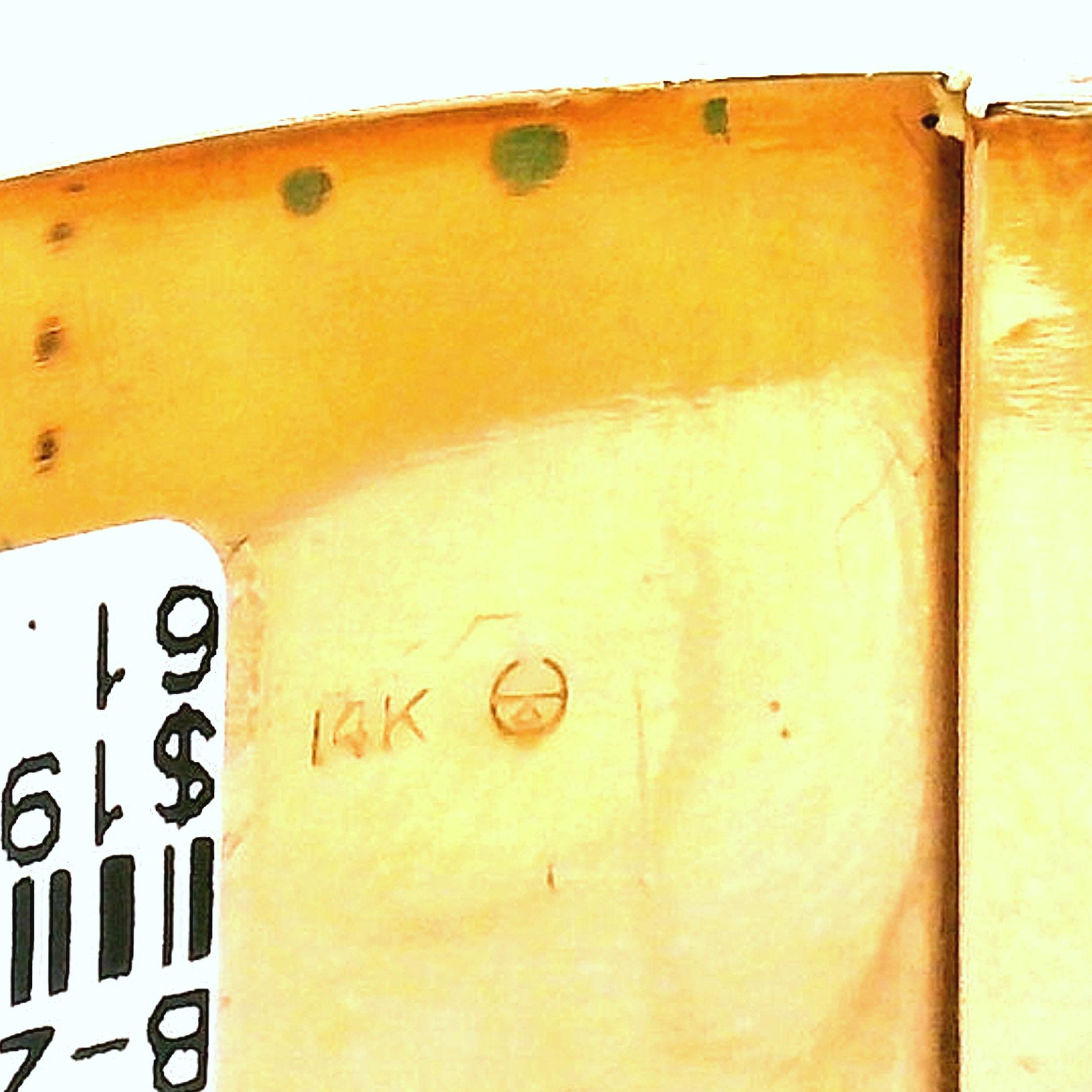 Vintage Gold und Jade Armreif Armband im Angebot 4