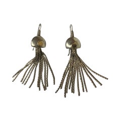 Vintage Gold And Silver Earring