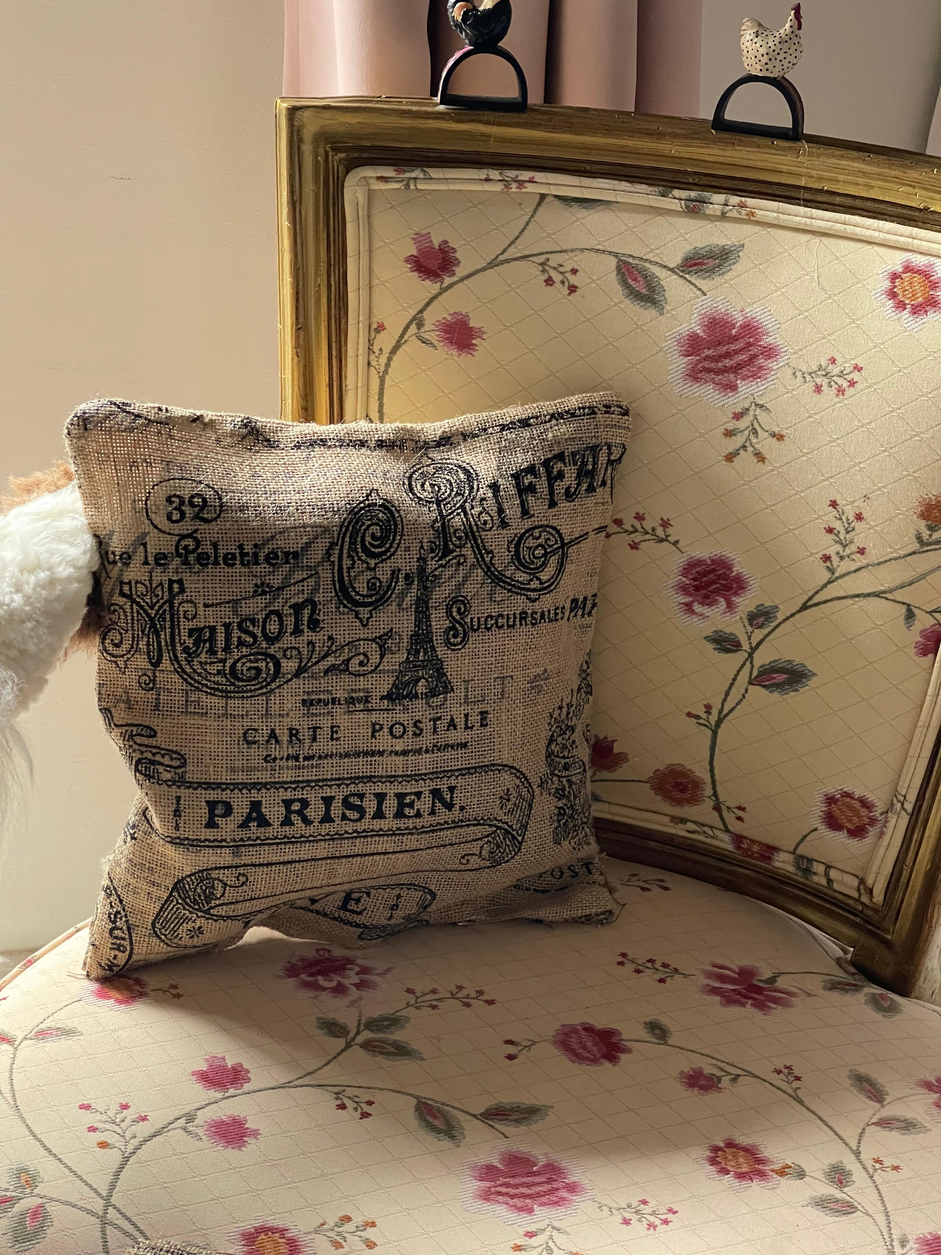 Vintage Gold Sessel verschönert im Angebot 5