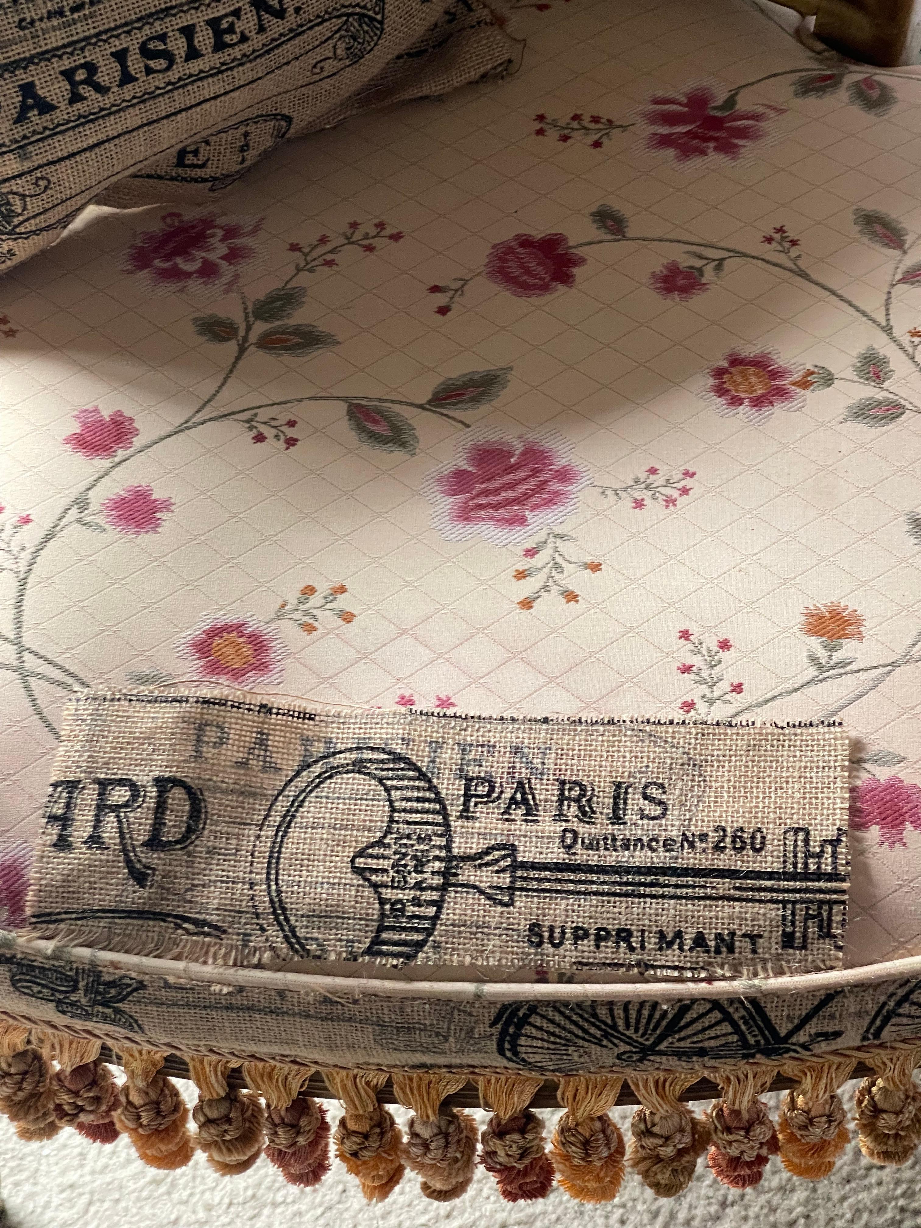 Vintage Gold Sessel verschönert im Angebot 6