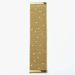 Vintage Gold Bracelet with Brilliant-Cut Diamonds – '80s