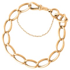Bracelet à chaîne en or vintage