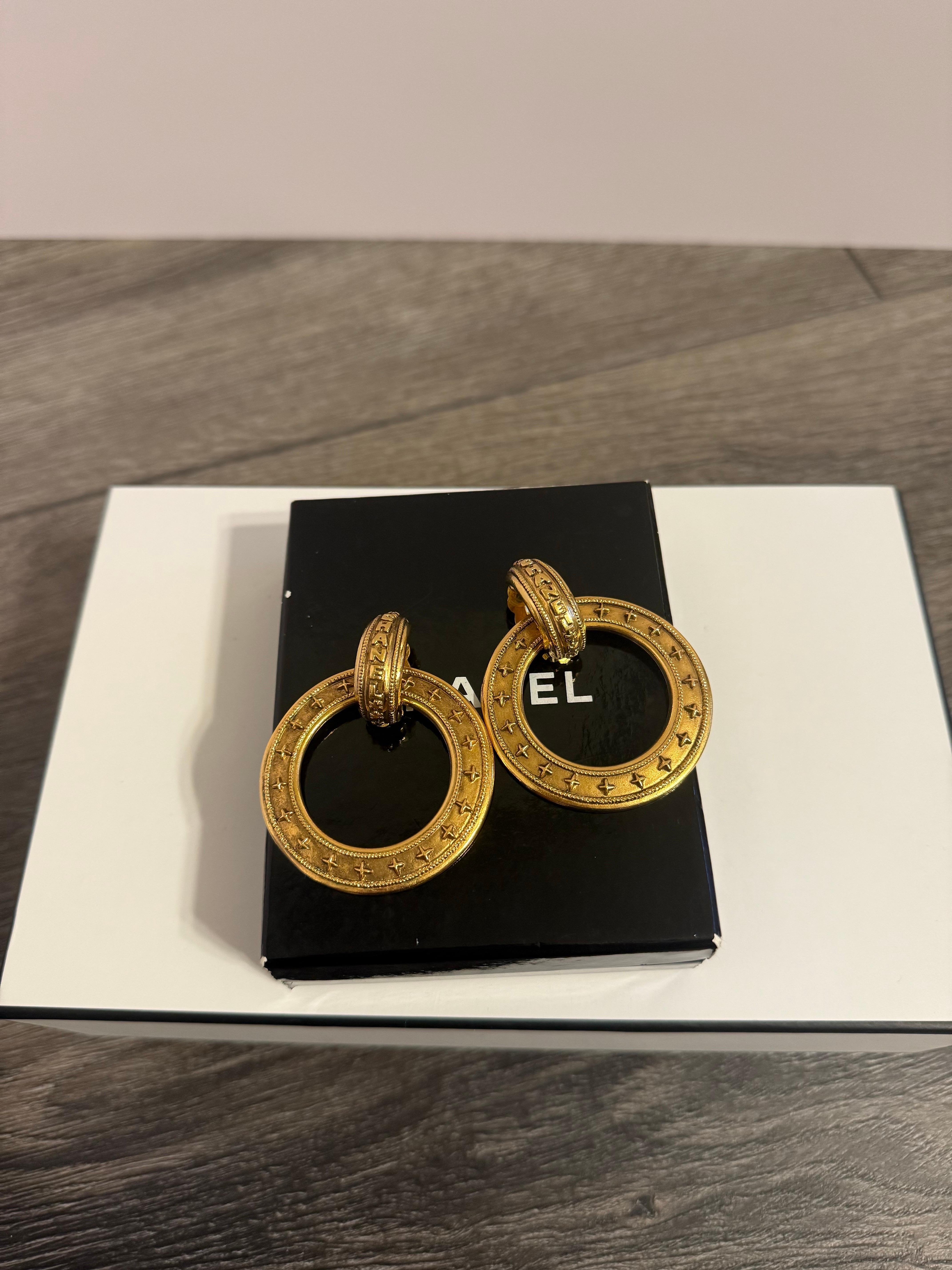 Pendientes colgantes de aro 