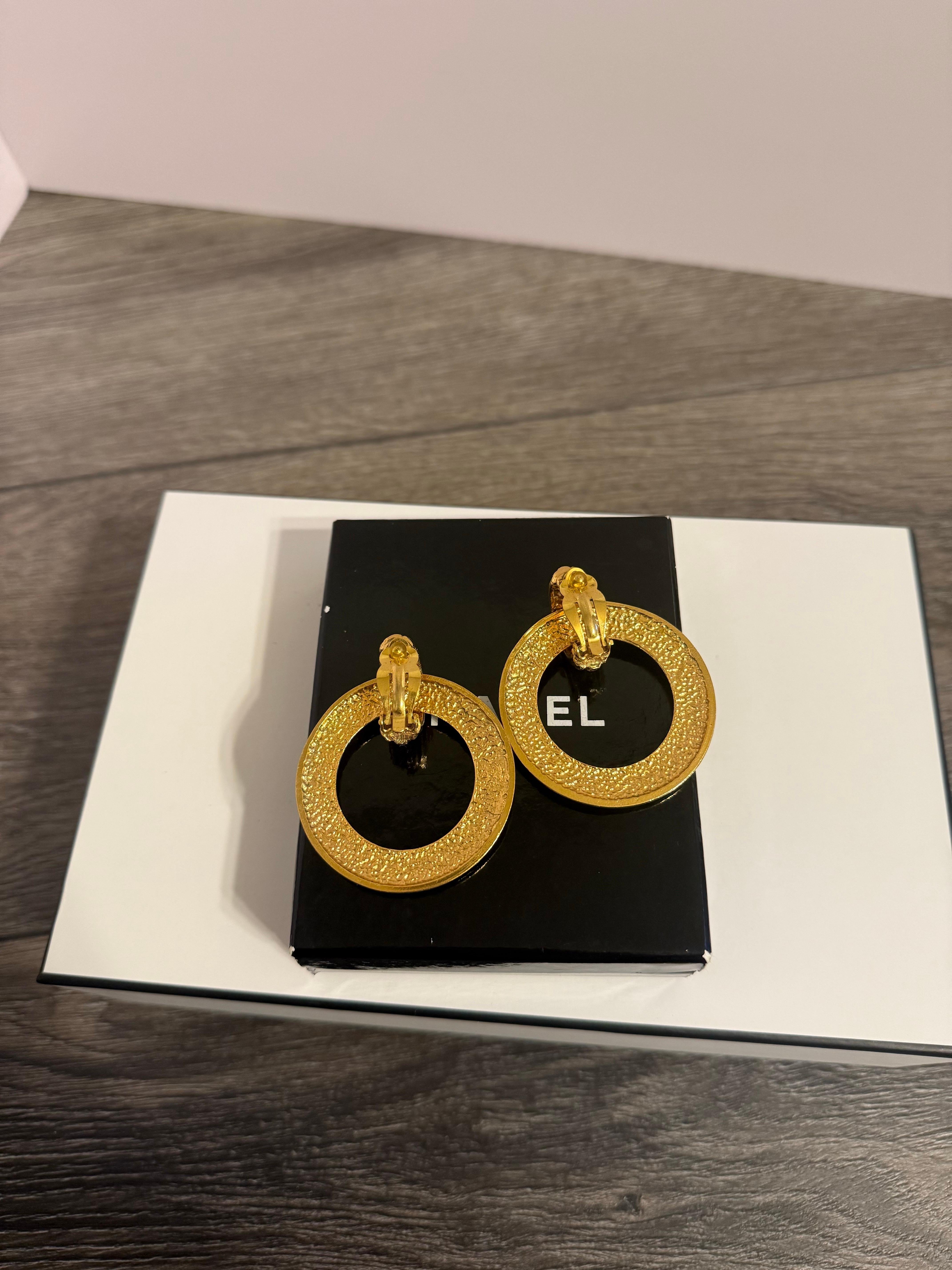 Pendientes colgantes de aro 
