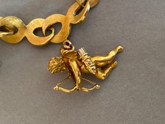 Vintage Gold Charms Bracelet