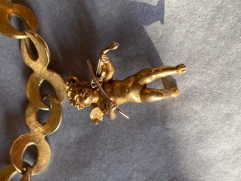 Vintage Gold Charms Bracelet For Sale at 1stDibs gold charms for sale