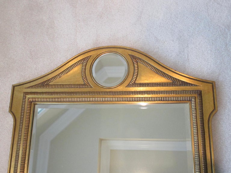 Vintage Gold Decorative Mirror For Sale at 1stDibs