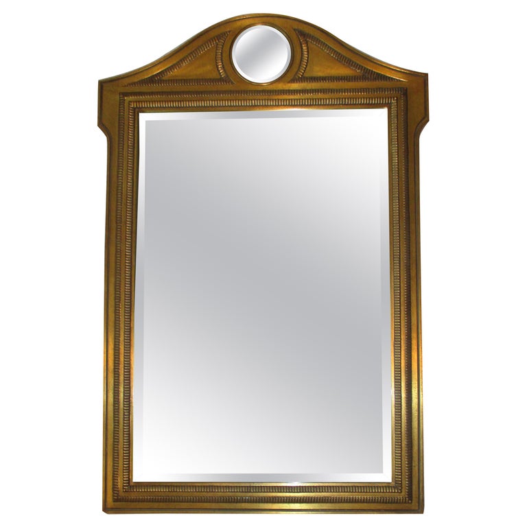 Vintage Gold Decorative Mirror For Sale at 1stDibs