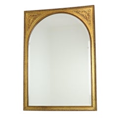 Deknudt-Spiegel im Vintage-Gold-Look, mit abgeschrägten Kanten, 78 cm