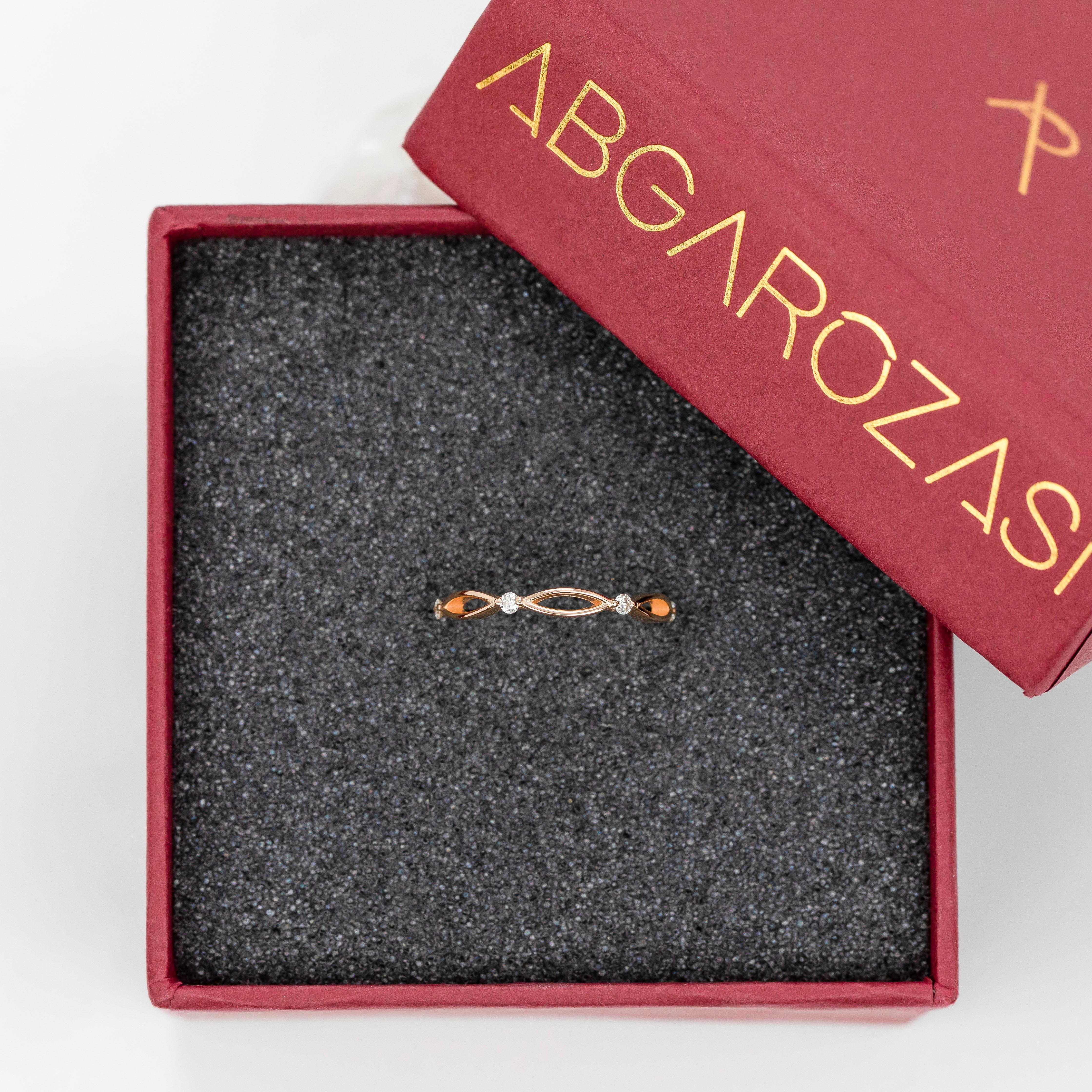 Anillo de compromiso de diamantes en oro vintage, alianza de boda, 0,8 ct alianza de boda en venta 8