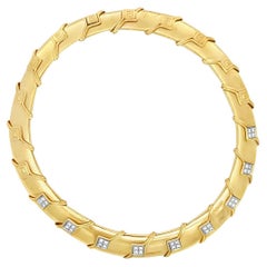 Vintage Gold & Diamond Necklace 