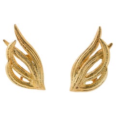 Vintage-Ohrringe aus Gold