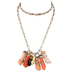 Vintage Gold Figa Pendants