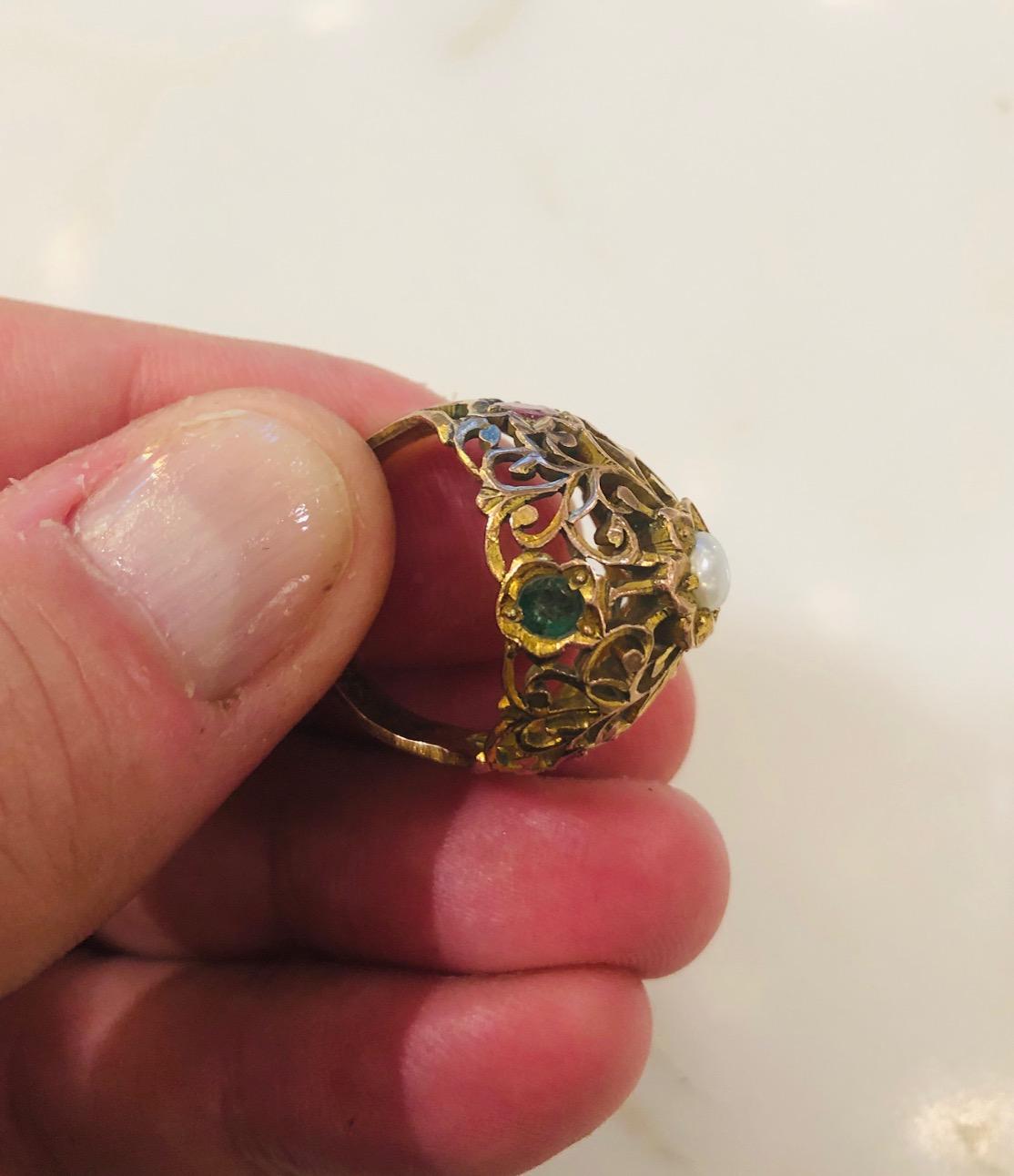 zamindar ring for ladies