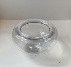 Bol en verre vintage 'Gold Fish' par Per Lütken pour Holmegaard, 1970