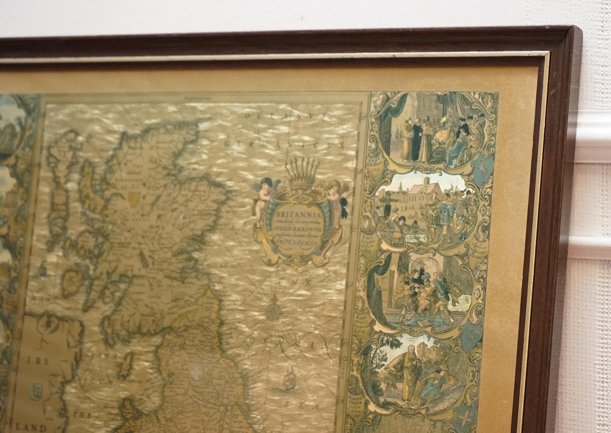Map of THE BRITiSH ISLES 1646 par JOANNES JANSSEN en vente 2