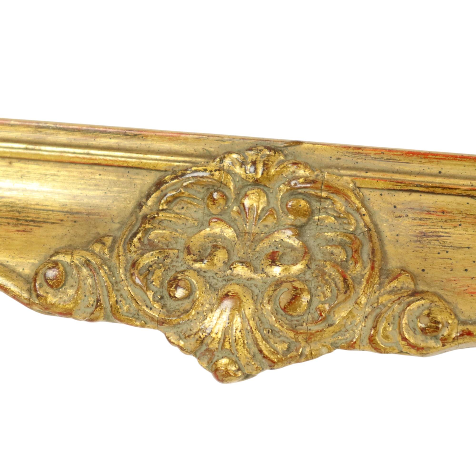 Vintage Gold Frame Barock Stil Classic Kiefer Wood 64x53cm im Angebot 5