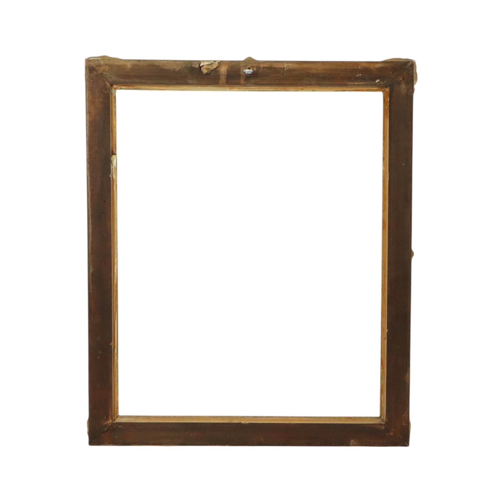 Vintage Gold Frame Barock Stil Classic Kiefer Wood 64x53cm im Angebot 9