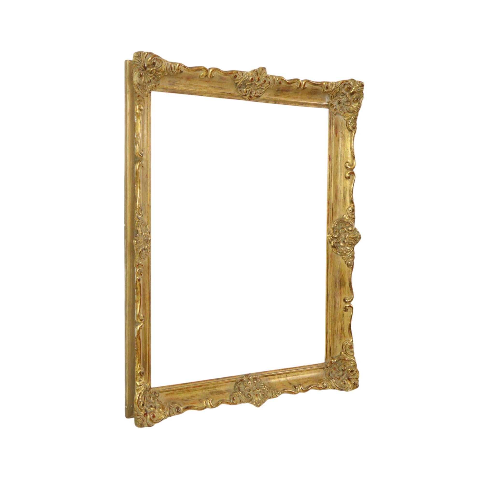 Vintage Gold Frame Barock Stil Classic Kiefer Wood 64x53cm im Angebot 2