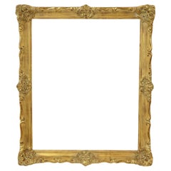 Marco Dorado Vintage Estilo Barroco Clásico Madera de Pino 64x53cm