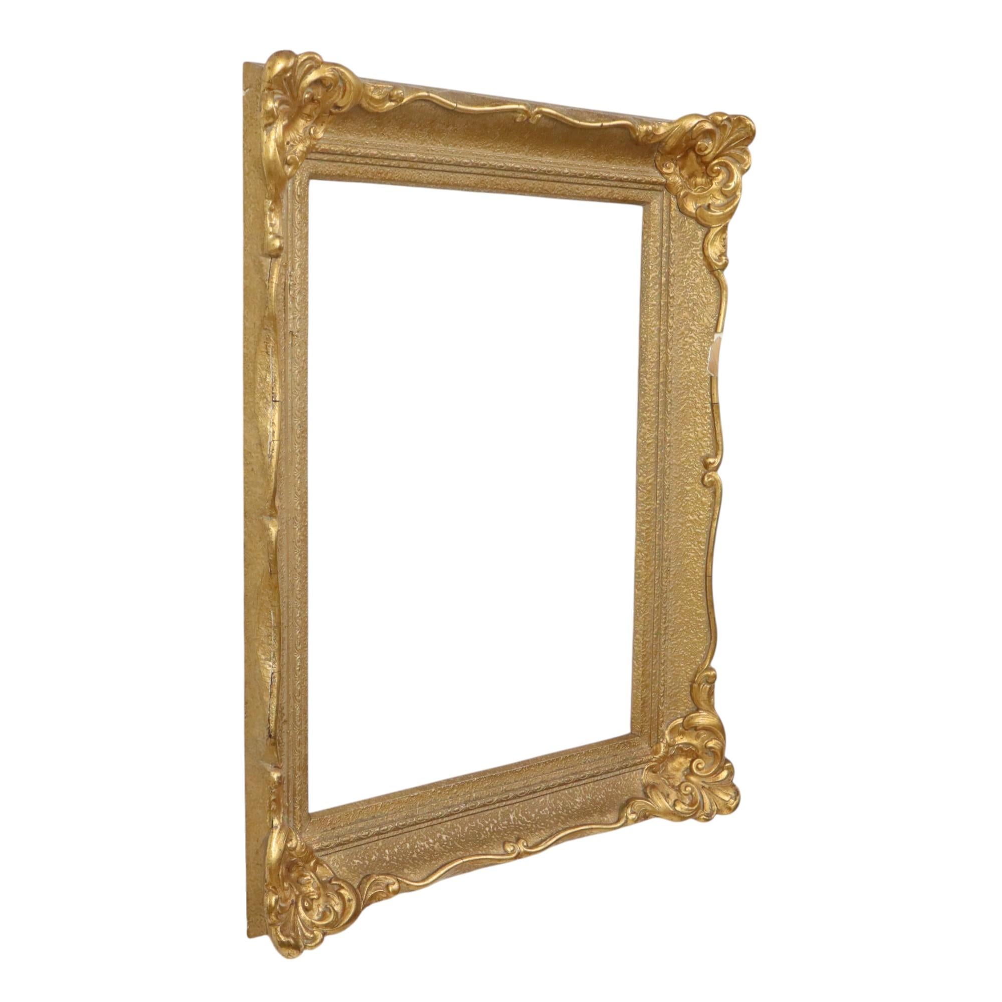 Vintage Gold Frame Barock Stil Holzrahmen Classic 69x59cm im Angebot 4
