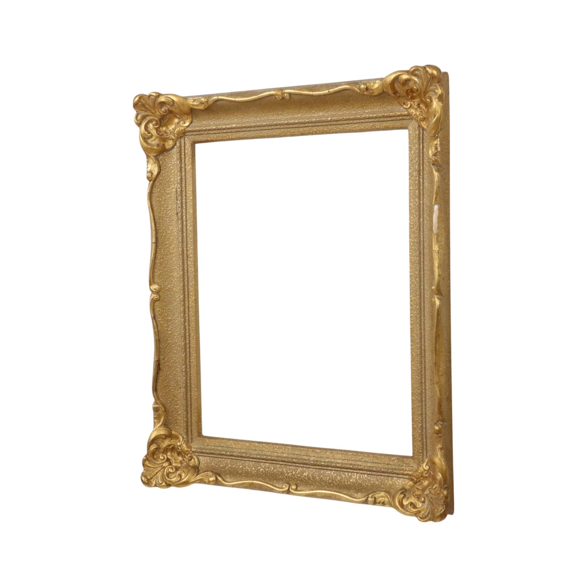 Vintage Gold Frame Barock Stil Holzrahmen Classic 69x59cm im Angebot 5
