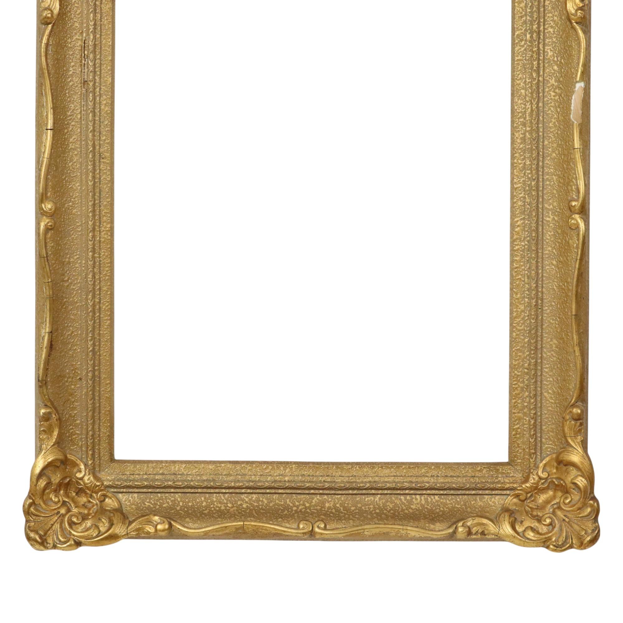 Vintage Gold Frame Barock Stil Holzrahmen Classic 69x59cm (Belgisch) im Angebot