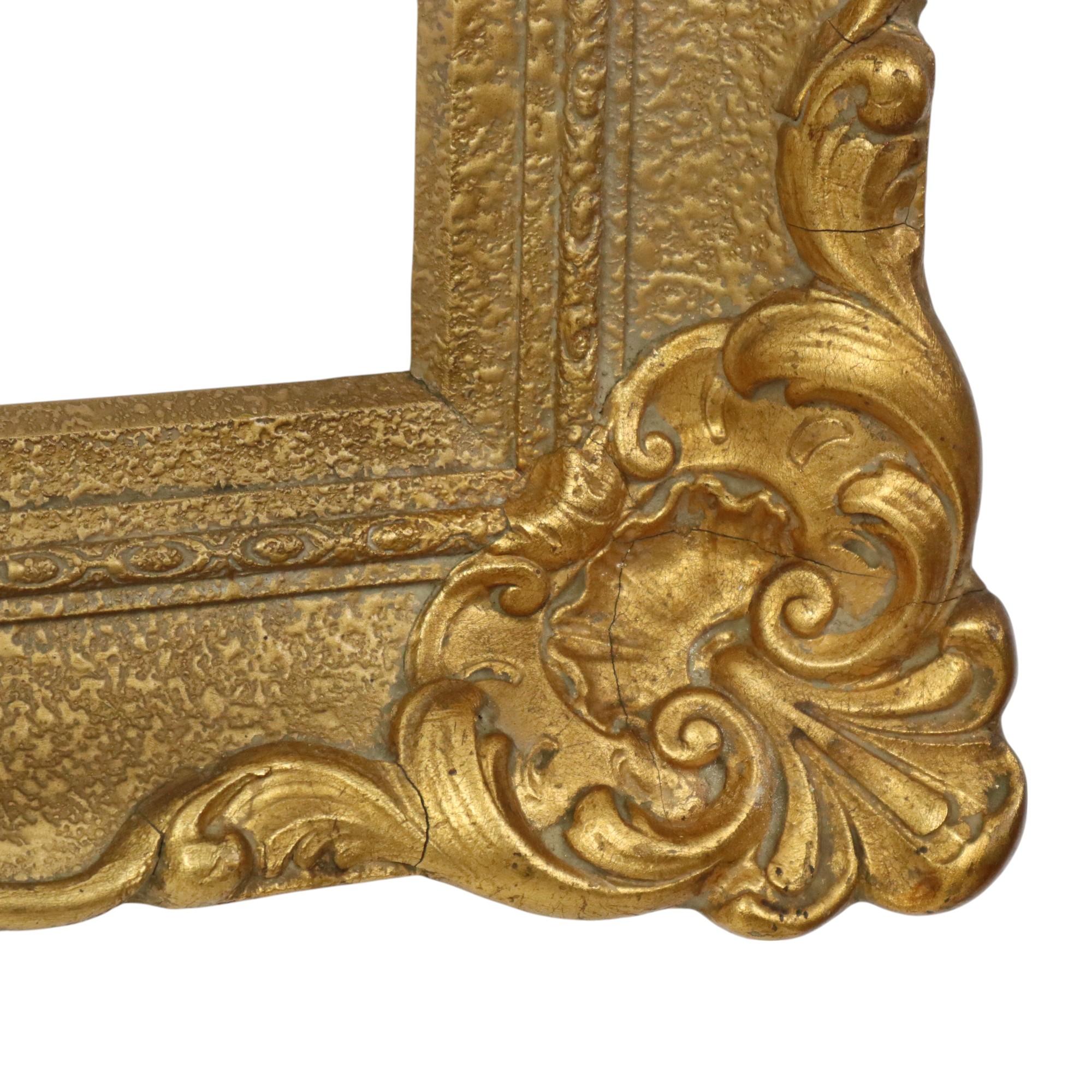 Vintage Gold Frame Barock Stil Holzrahmen Classic 69x59cm (Gips) im Angebot