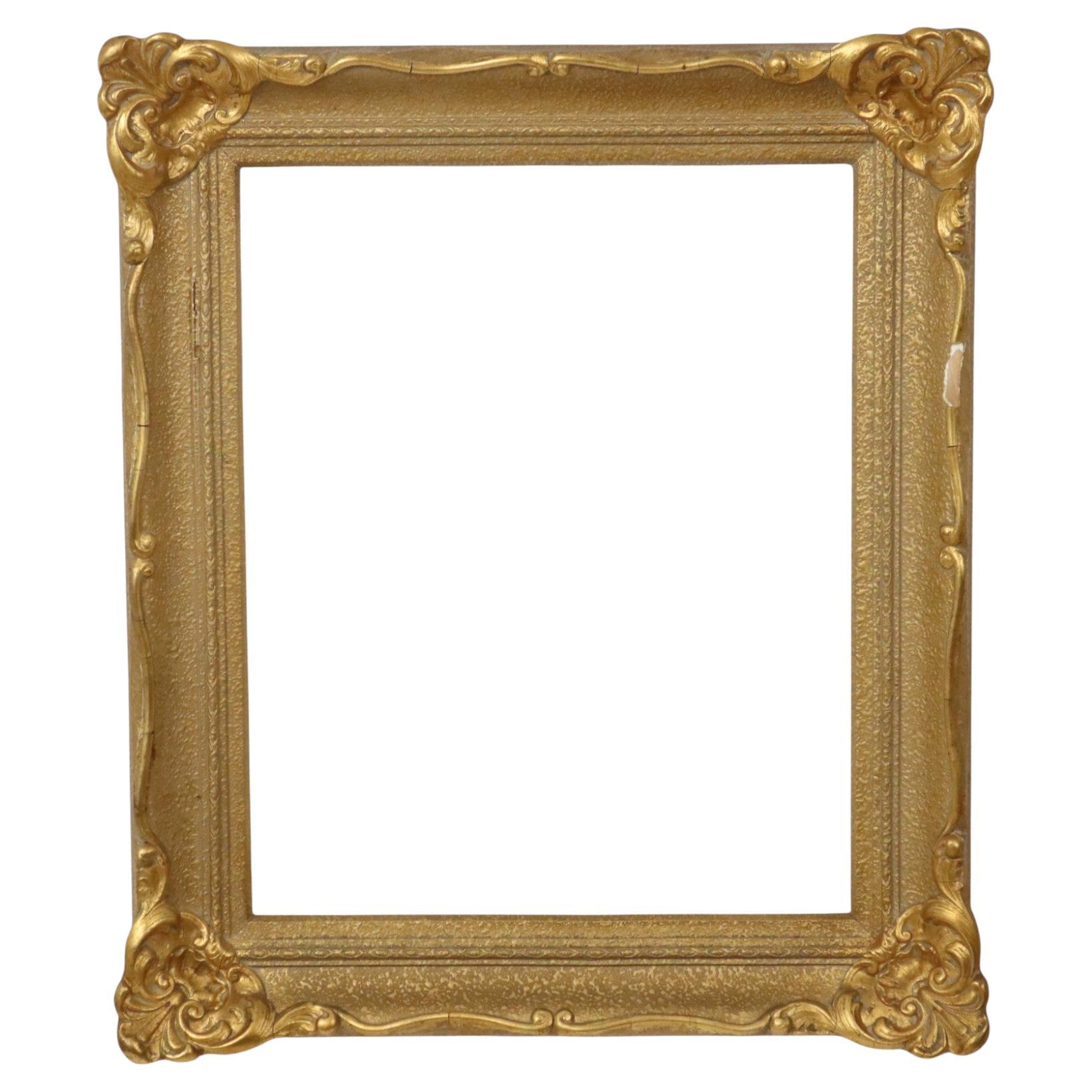 Vintage Gold Frame Baroque Style Wooden Frame Classic 69x59cm