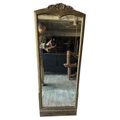 Vintage Gold Gilt Floor Mirror