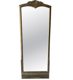 Vintage Gold Gilt Floor Mirror