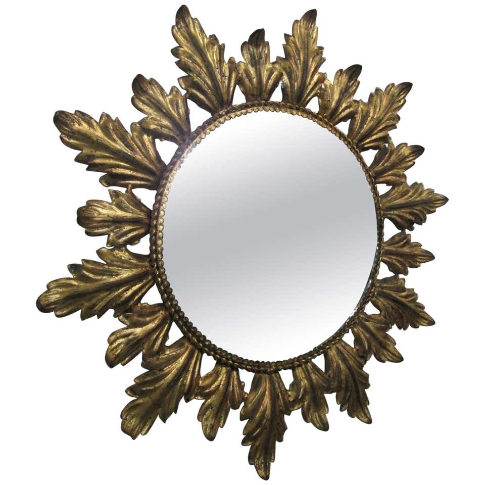A closer look at Glamorous Gold Leaf Mirrors