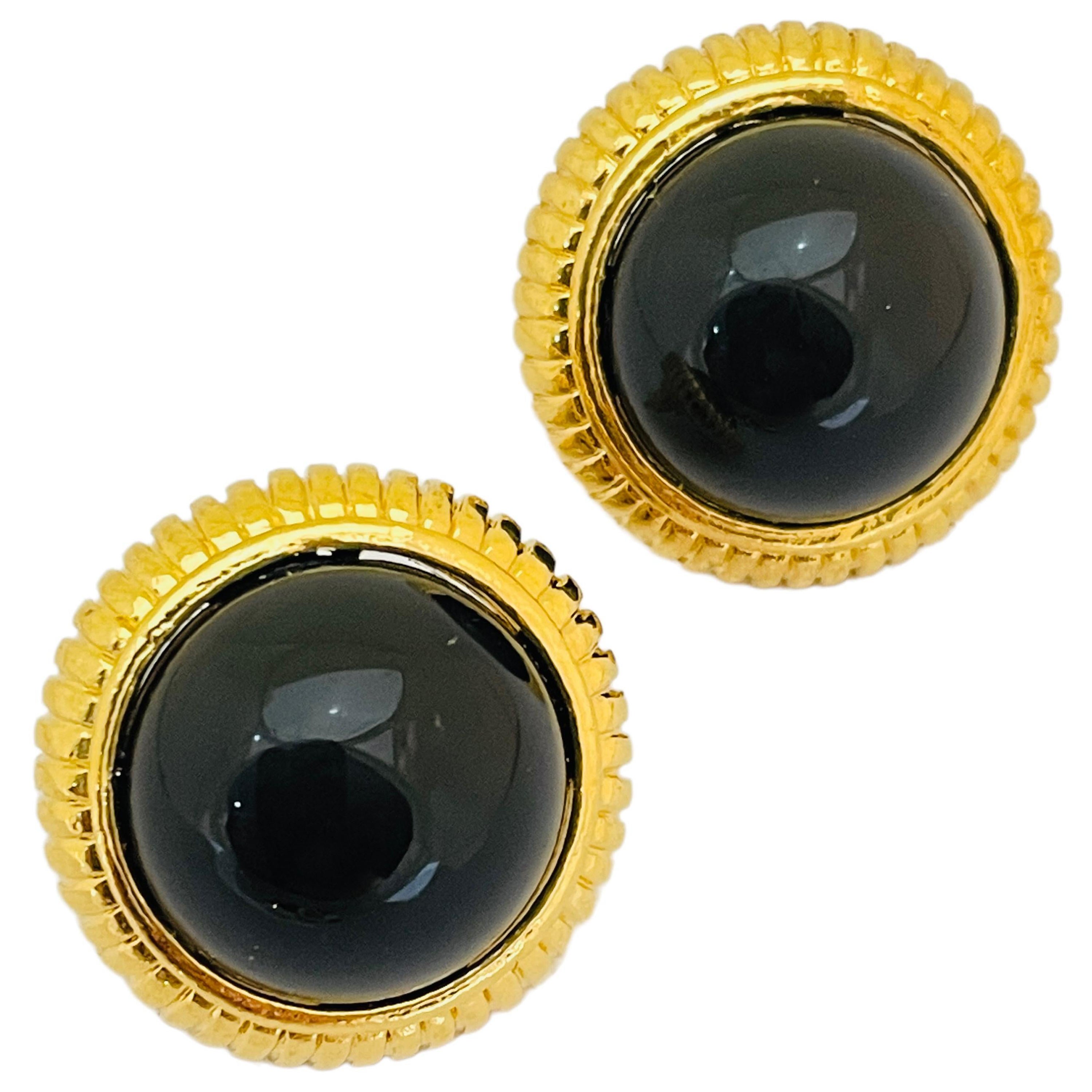 Designer-Laufsteg-Ohrringe aus Goldglas mit durchbrochenen Ohrringen